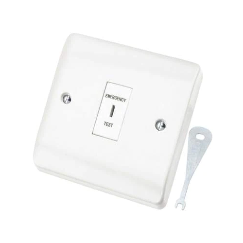 Scolmore CMA110 Emergency Light Test Key Switch, Mode, Surface