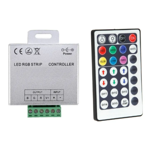 LED Strip Controller 12/24V + Remote Control